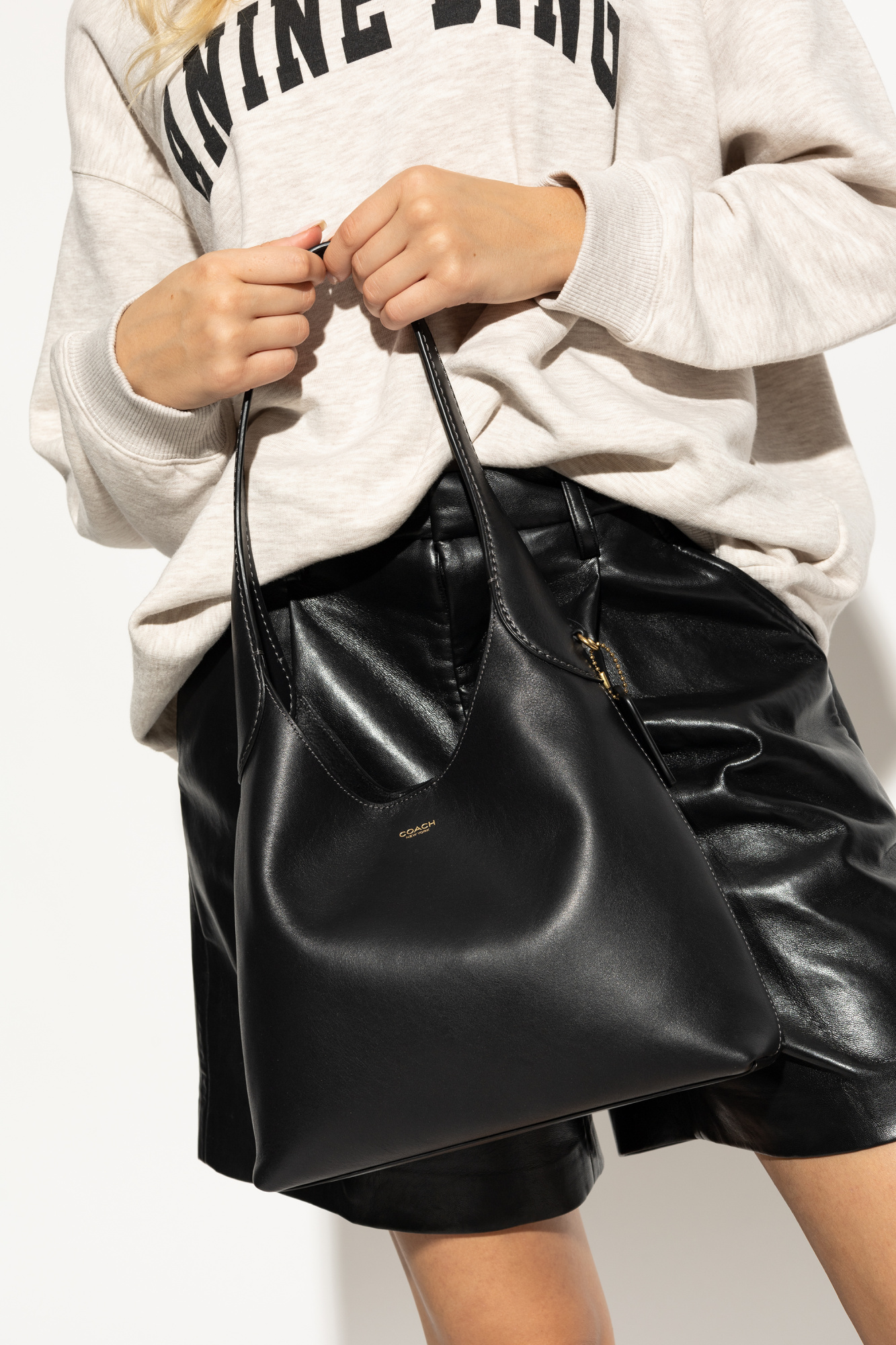 良品 1832 COACH Hobo Lether Shoulderbag VINTAGE COACH HOBO LEATHER SHOULDER BAG – 777ST.